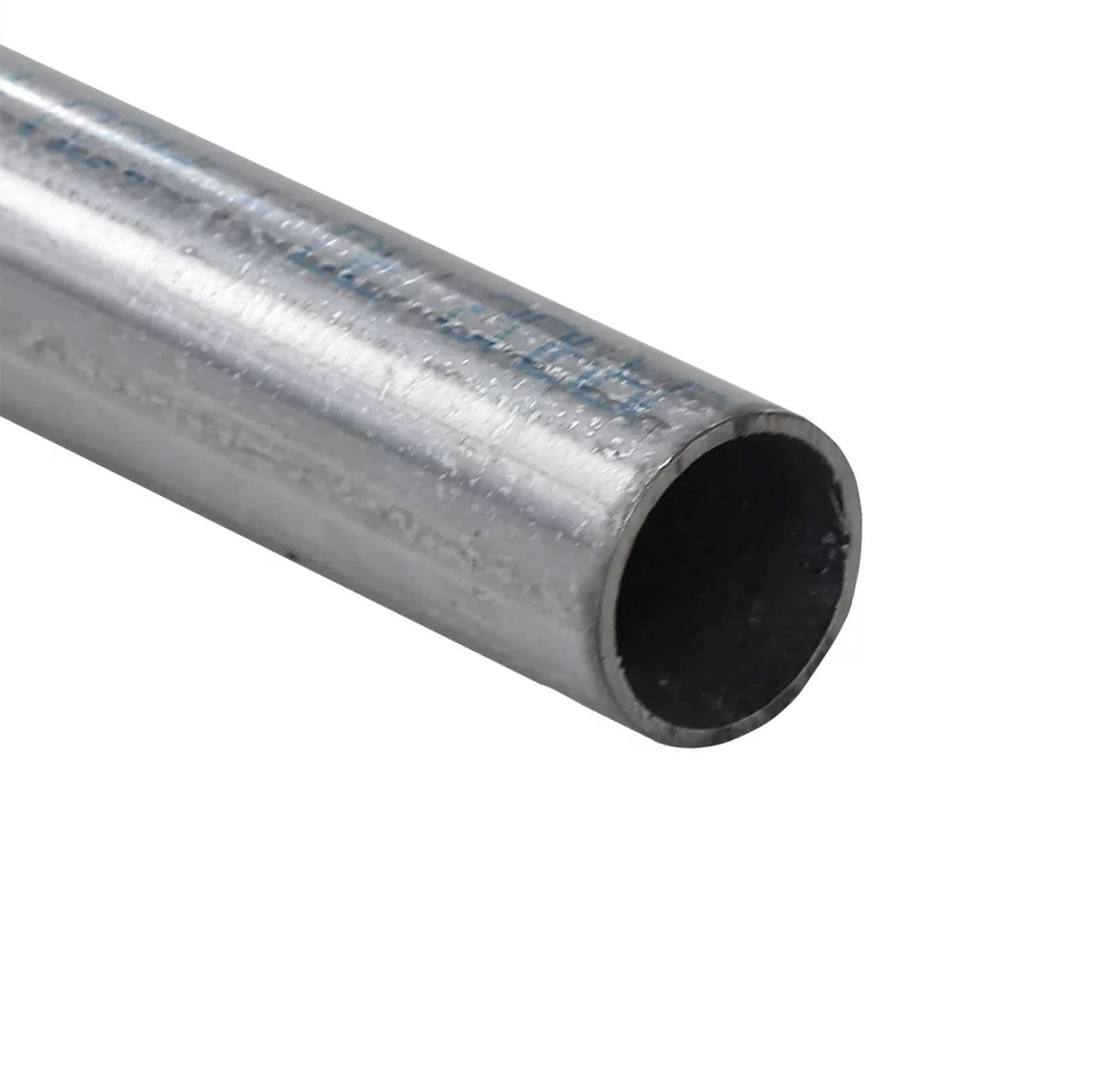 Galvanized Chain Link Fence Top Rail, 1 5/8 Inch x 24 Foot, 15 Gauge, No Swedge