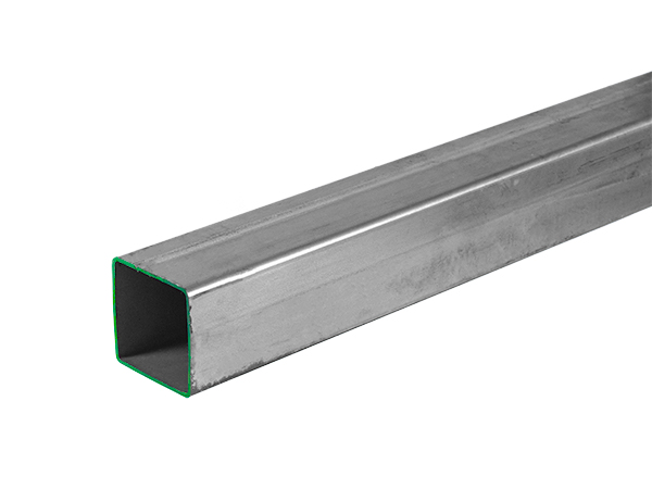 2 Inch x 24 Foot Galvanized Steel Square Tube 11 Gauge for Vinyl Gate Frame and Support