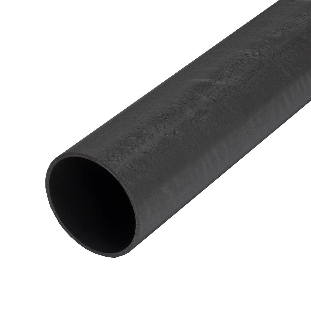 1 7/8 Inch x 6 Foot Black 16 Gauge Chain Link Fence Line or Terminal Post