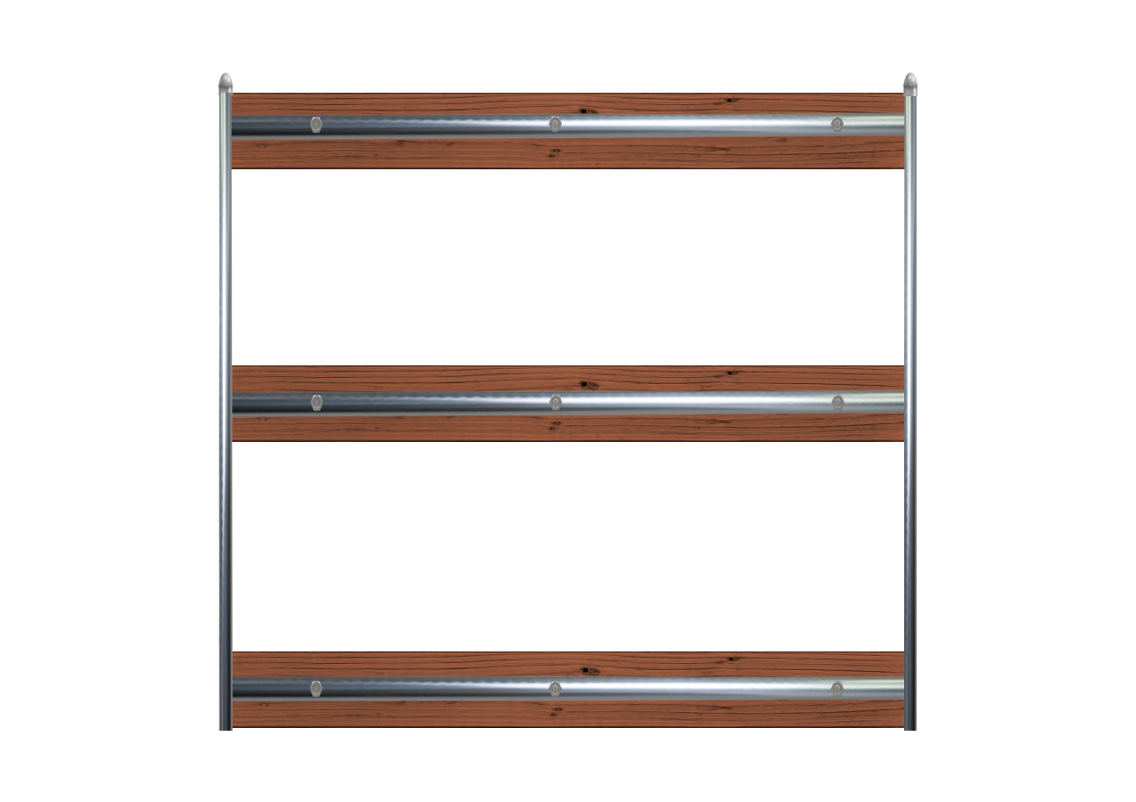6 Foot x 4 Foot Cedar Wood Fence Gate Frame with Galvanized Steel Tubing for Swing Gate Installations