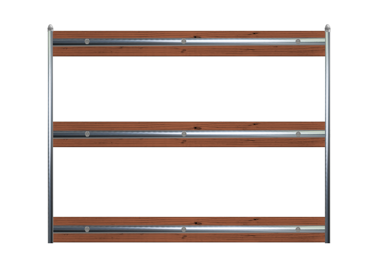 6 Foot x 5 Foot Heavy-Duty Galvanized Steel and Cedar Wood Fence Gate Frame for 6 Foot Wood Fencing Systems