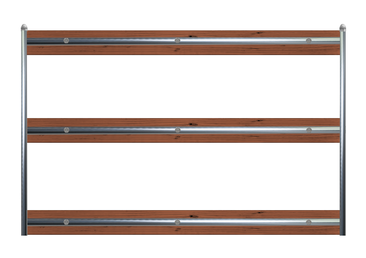 6 Foot x 6 Foot Heavy-Duty Galvanized Steel and Cedar Wood Fence Gate Frame for Swing Gates