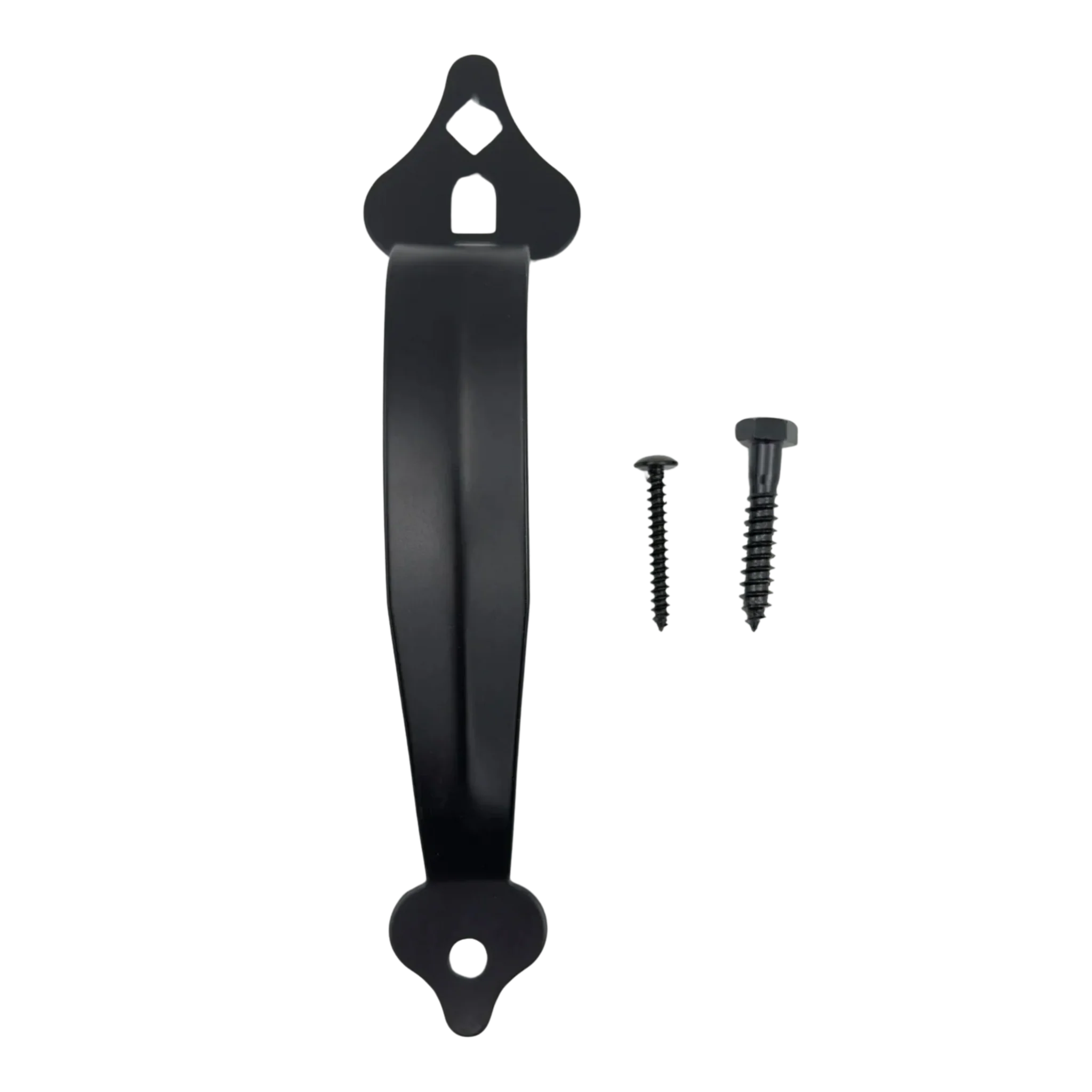 9 Inch Black Vinyl Deco Gate Handle for Residential and Commercial Vinyl Fence Gates