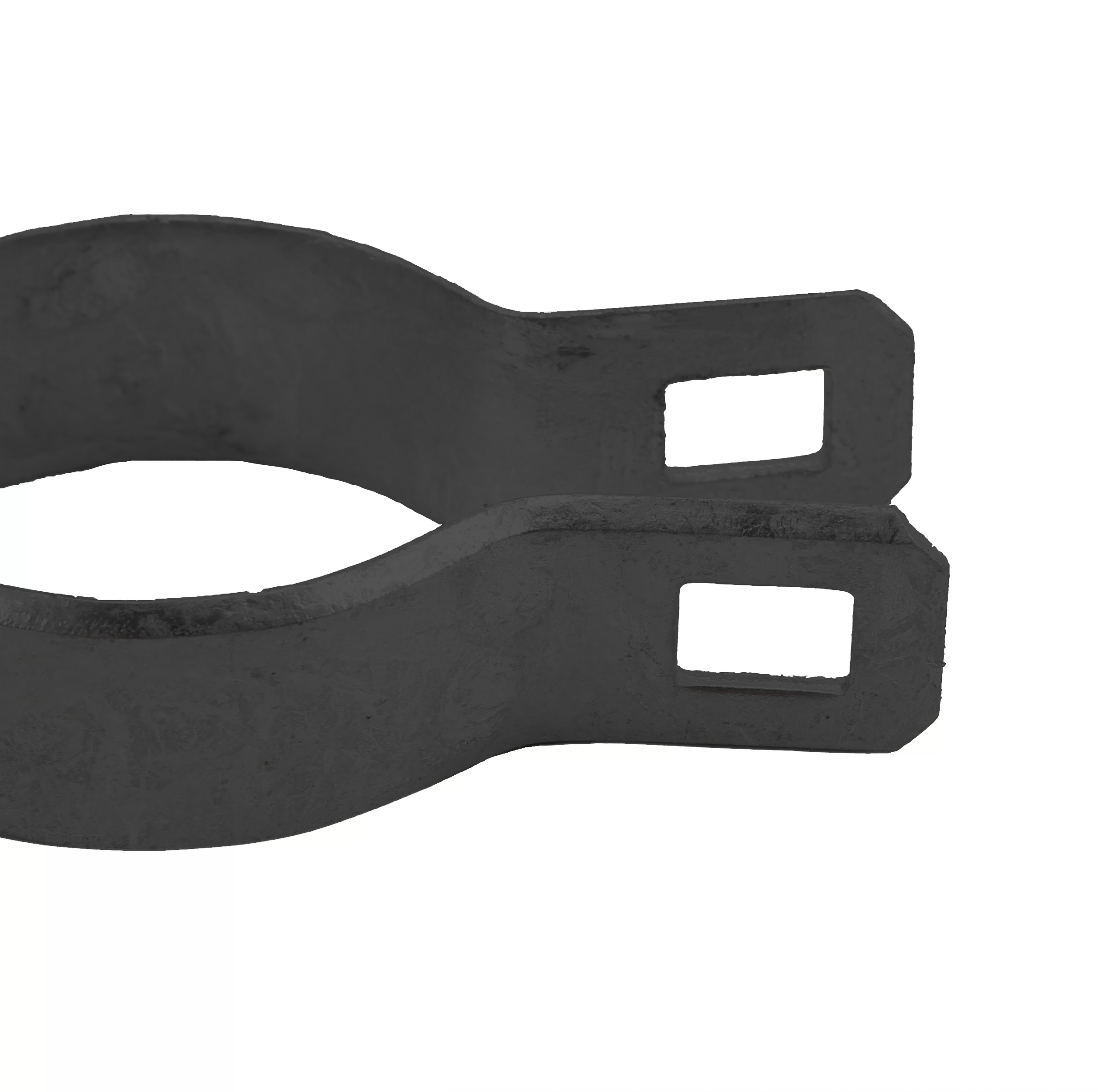 6 5/8 Inch Black Powder-Coated Chain Link Fence Brace Band for Posts