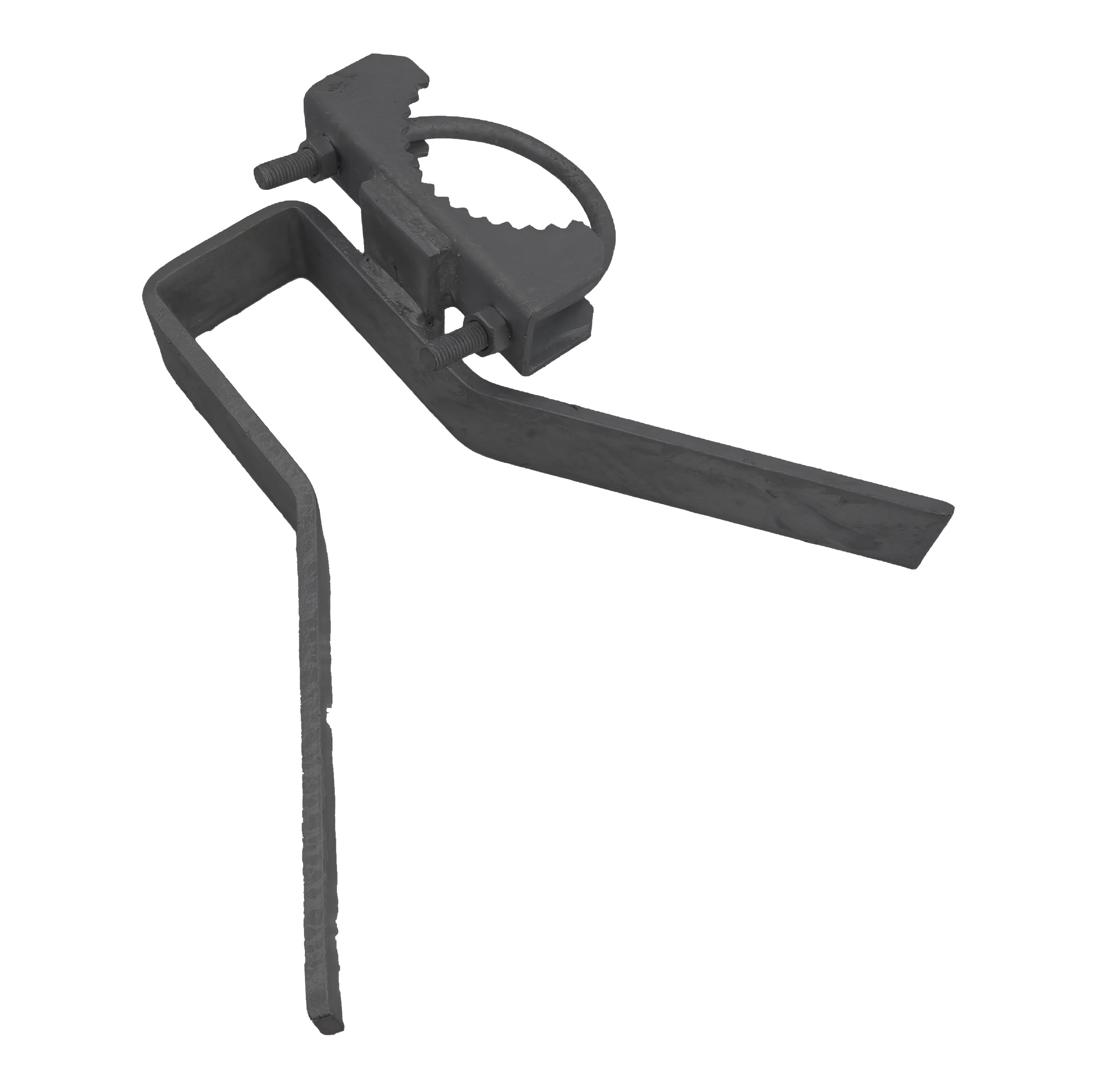 Galvanized Cantilever Gate Latch for 4 Inch Post and 1 7/8 Inch Chain Link Gate Frame