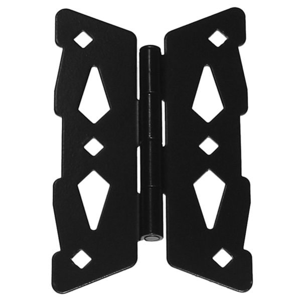 5 Inch Black Vinyl Butterfly Hinge for Vinyl Gate to Fence Post Installation
