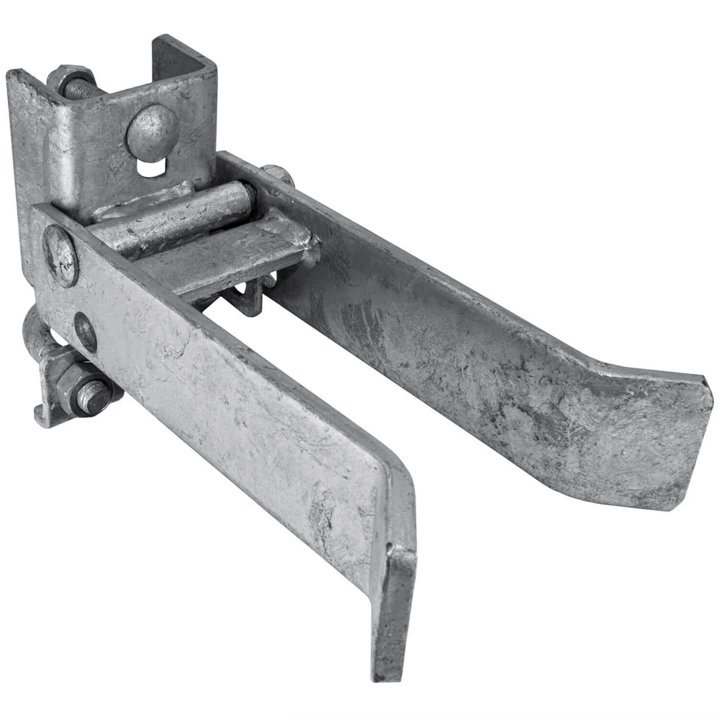 Galvanized Chain Link Gate Fulcrum Latch for 1-3/8 Inch Post x 2-7/8 Inch Diameter – Heavy Duty Gate Hardware