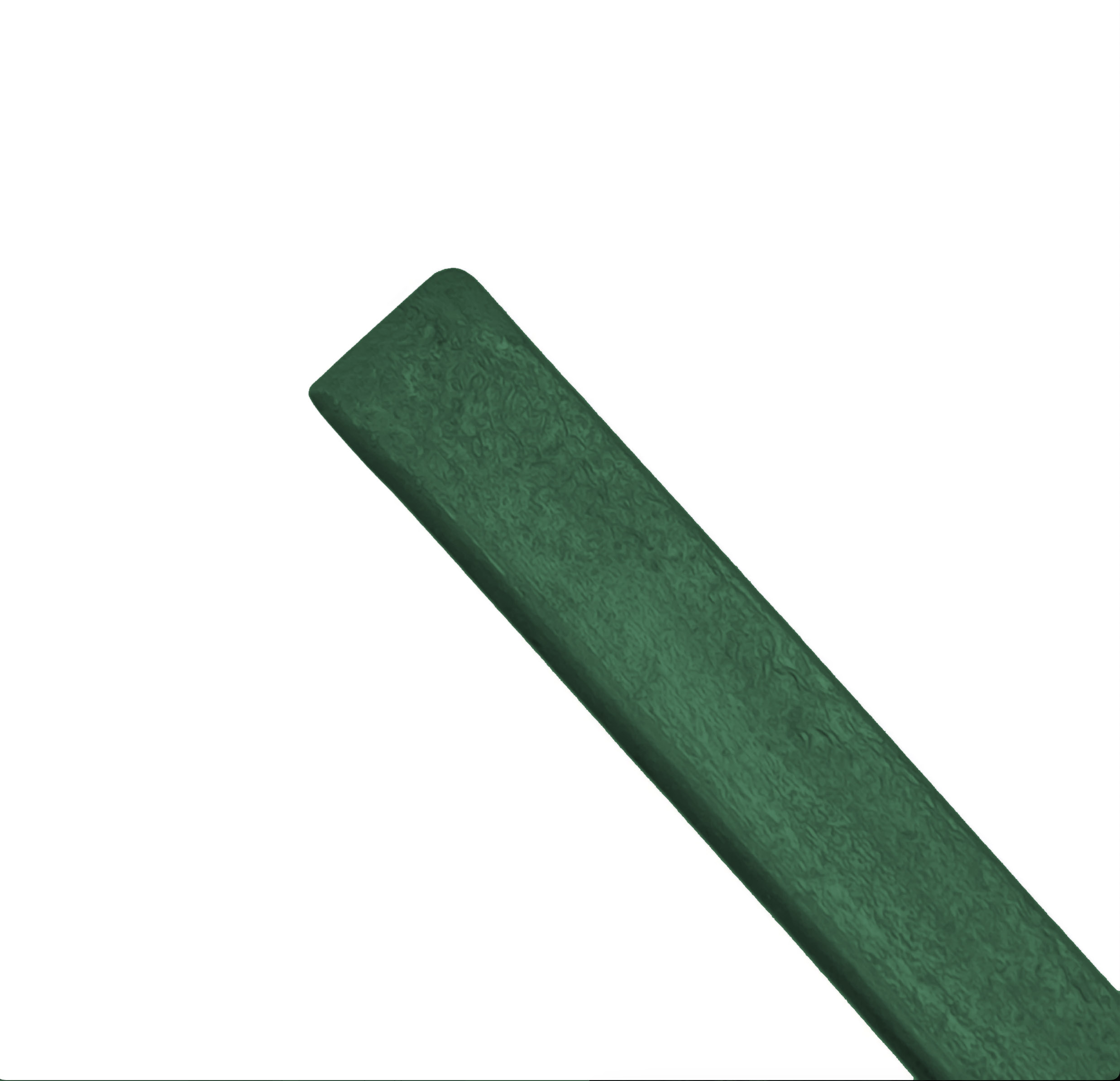 Chain Link Fence Tension Bar, 60 Inch x 5/8 Inch, Green Powder-Coated Steel